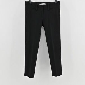 Diane Von‎ Furstenberg Womens Black Dress Pants Size 8 Career Trousers Luxury